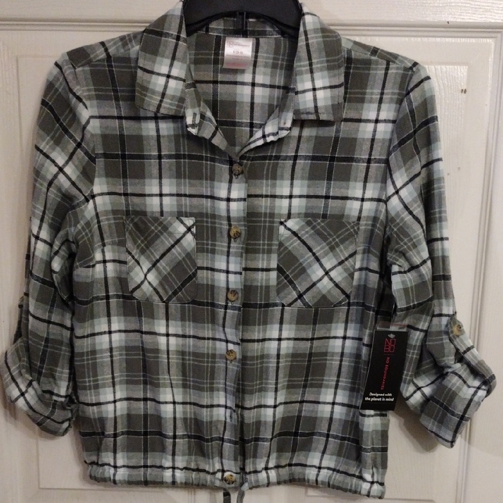 No Boundaries Plaid Shirt
